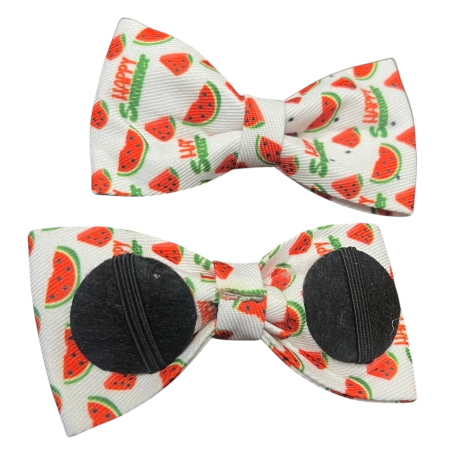 White “Fruit Time” Summer Bows image 5