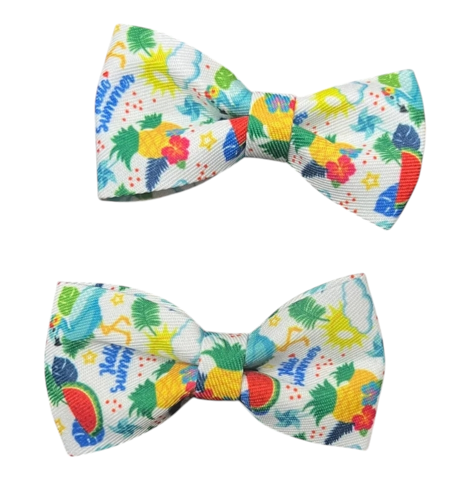 White “Fruit Time” Summer Bows image 7