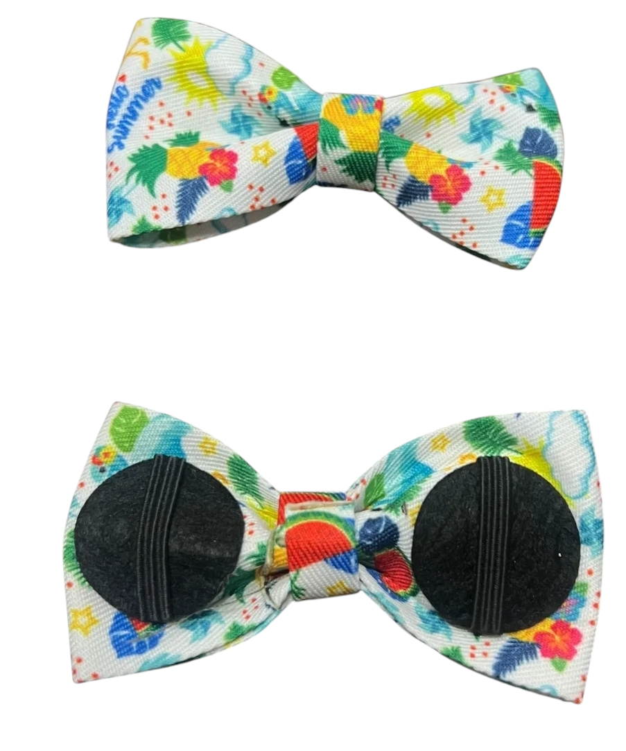 White “Fruit Time” Summer Bows image 8