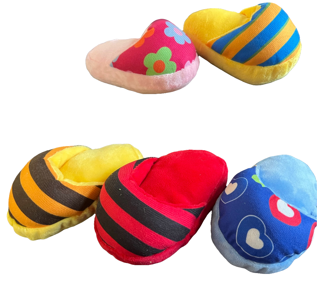 Assorted Squeaky Plush Dog Toys