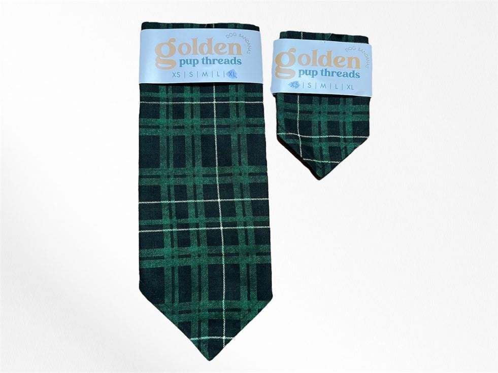 Green Plaid Bandanas image 2