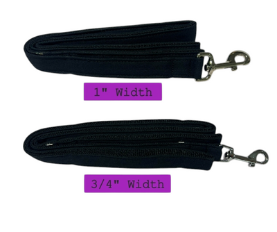 Solid Black Dog Leash image 0