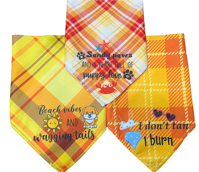 Multi Color Pet Bandannas