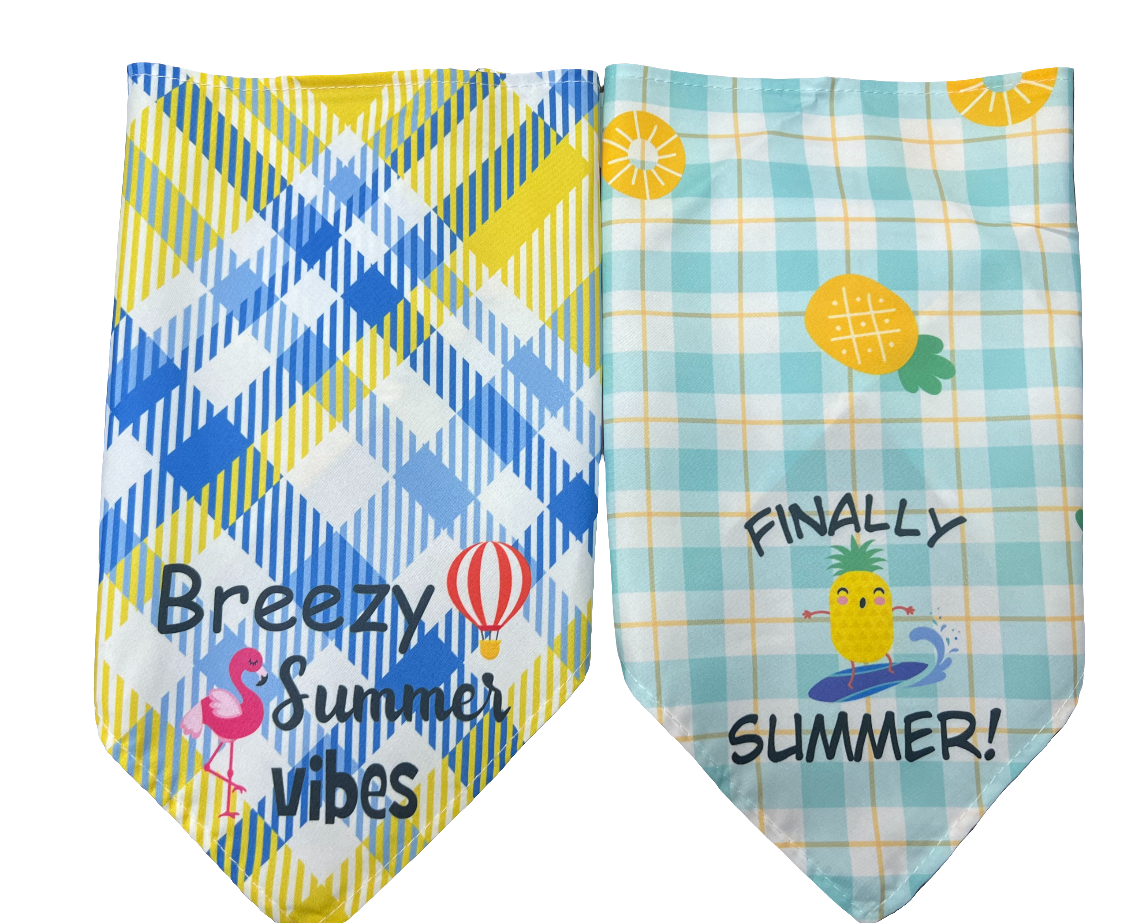 Multi Color Pet Bandannas