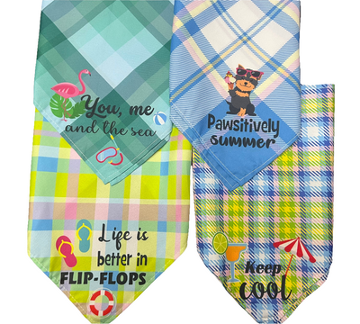Multi Color Pet Bandannas