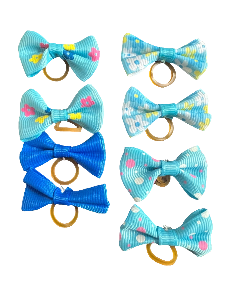 Blue Fashion Dog & Cat Bows