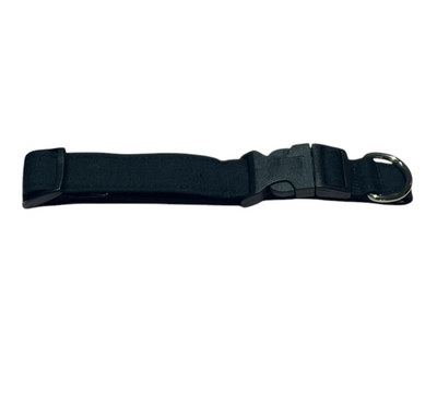 Solid Black Dog Collar image 0