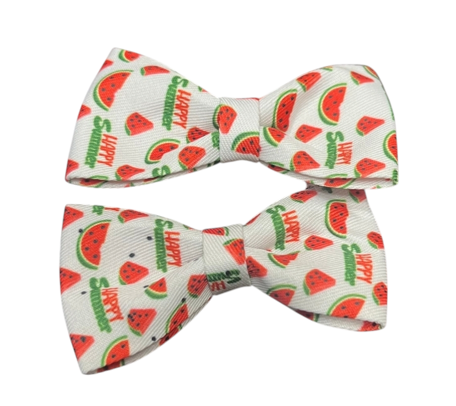 White “Fruit Time” Summer Bows image 4